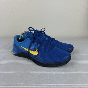 Nike Metcon 4 XD Athletic Workout Shoes CrossFit Team Royal Blue Amarillo 9.5